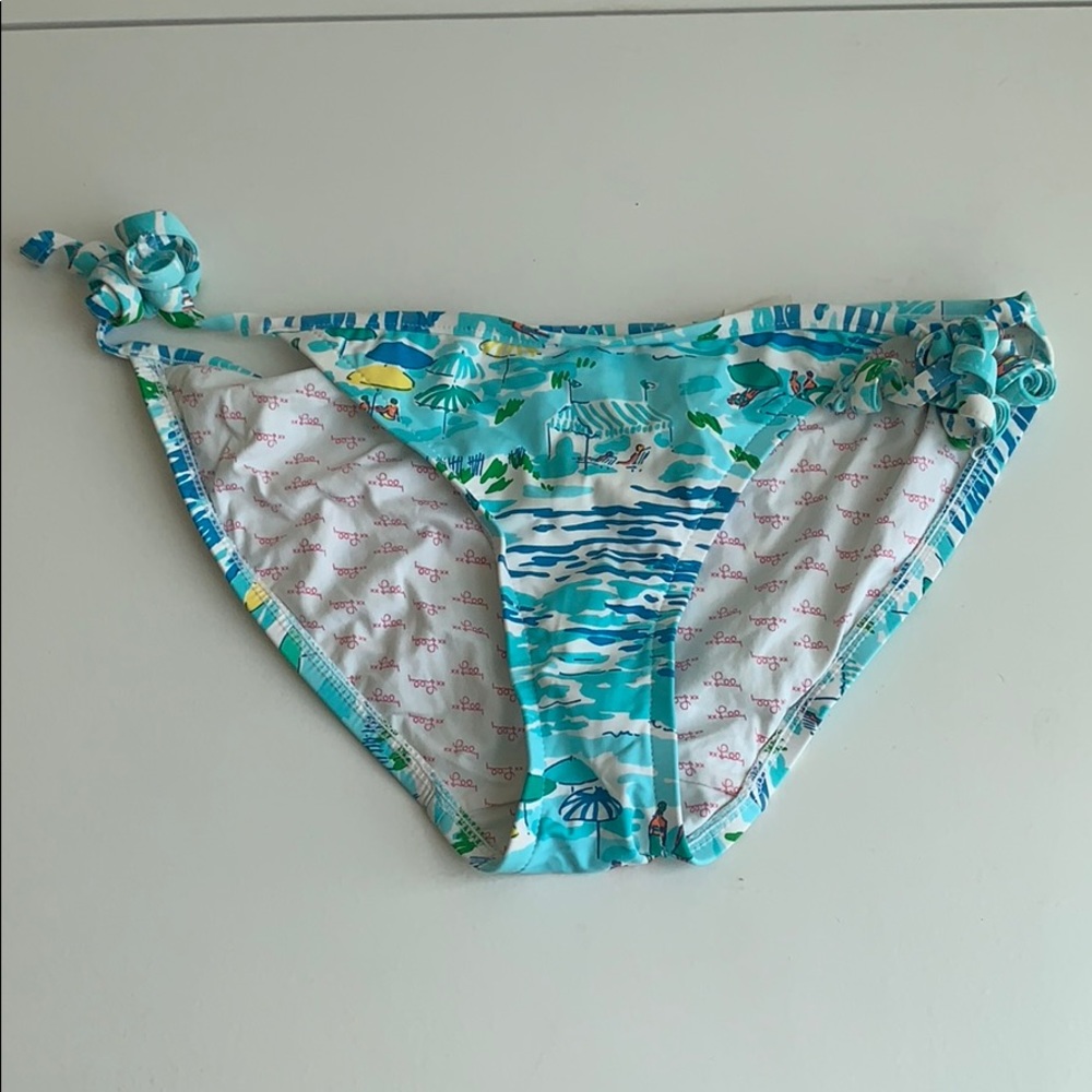 Lilly Pulitzer High Tide Toile Bikini Bottom XS